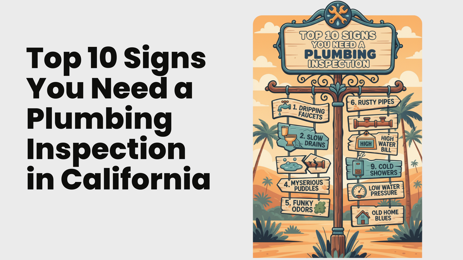 Top 10 Signs You Need a Plumbing Inspection in California
